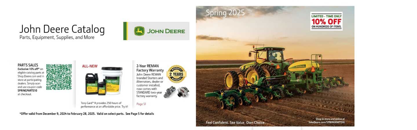 2025 Spring Parts Catalog