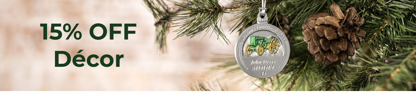 15% off decor