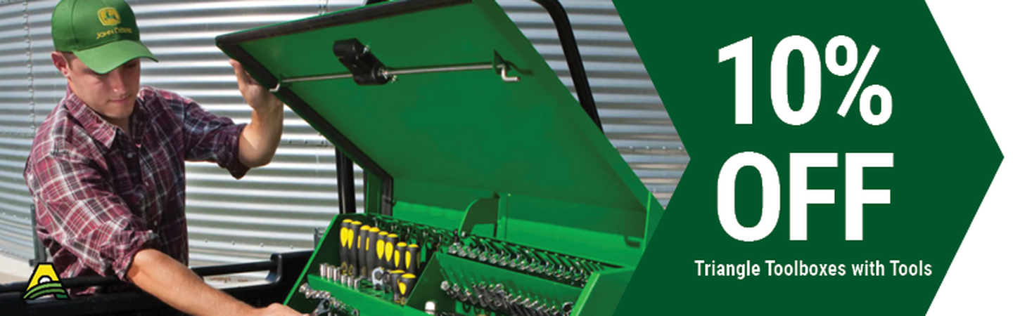 10% off Triangle Toolboxes with Tools