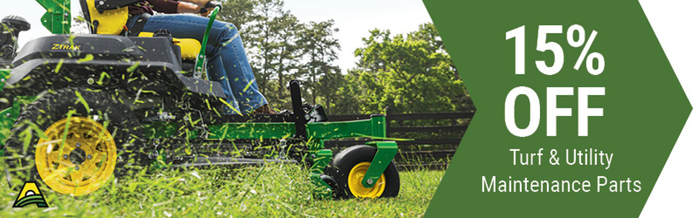 15% Off Turf & Utility Maintenance Parts