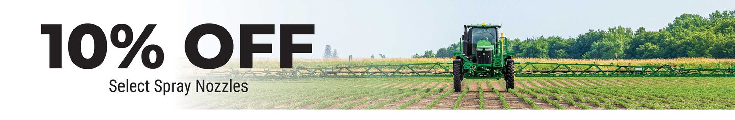 10% Off Select Spray Nozzles
