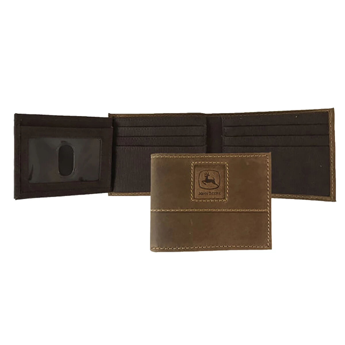 John Deere | Crazy Horse Bifold Wallet - LP71259 | LP71259 | AKRS