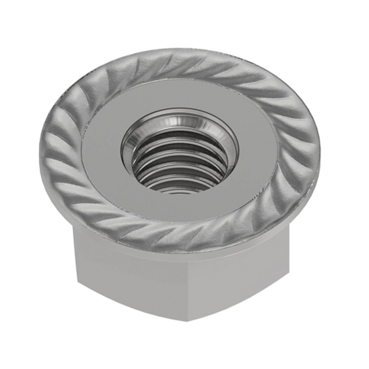 Flange Nut 3/8 - E55662,  image number 0