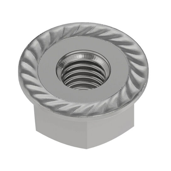 Flange Nut 3/8 - E55662,  image number 0