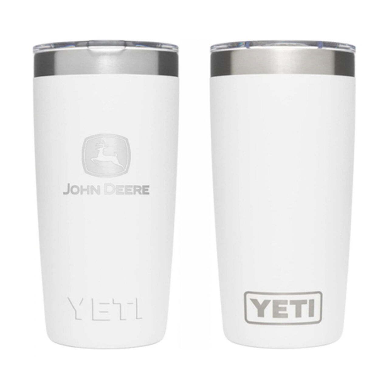 10 oz White Rambler Tumbler - LP84355,  image number 0