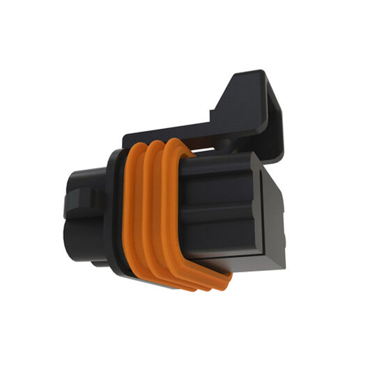 Black External Electrical Connector Housing, 8 Cavities - 57M7261,  image number 0