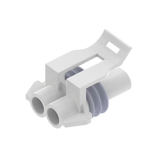 Gray External Electrical Connector Housing, 2 Cavities - 57M7328,  image number 0