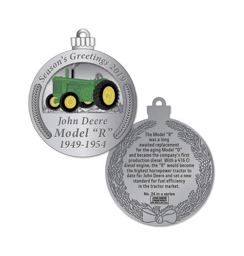 John Deere | Limited Edition 2019 Pewter Christmas Ornament