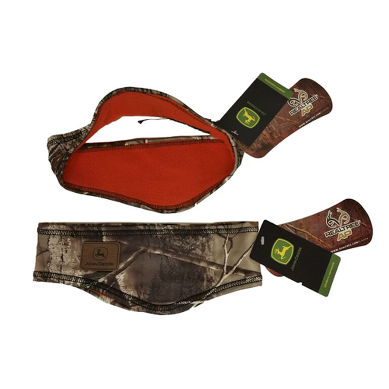 REALTREE Camo Headband Orange Fleece Lined - 216415, 