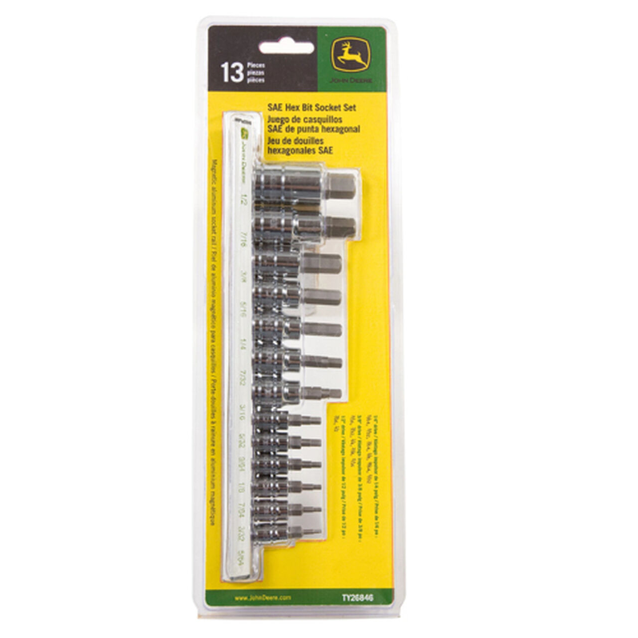 SAE Hex Bit Sockets Set - TY26846,  image number 1