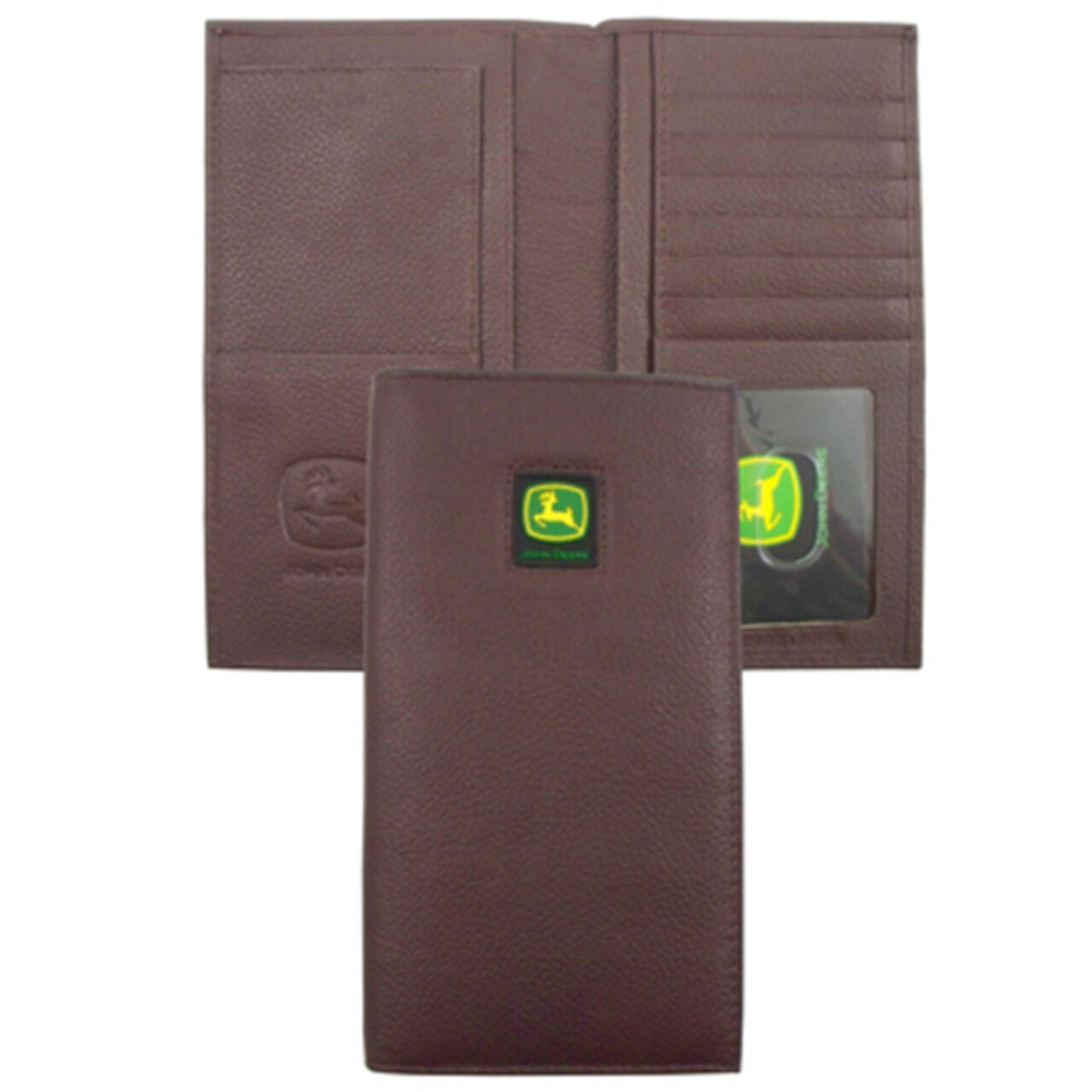 Brown Checkbook Wallet - LP12273,  image number 0