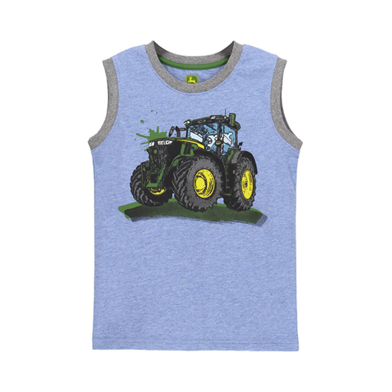Blue Sleeveless Tractor T-Shirt Sz 4 - LP794984,  image number 0