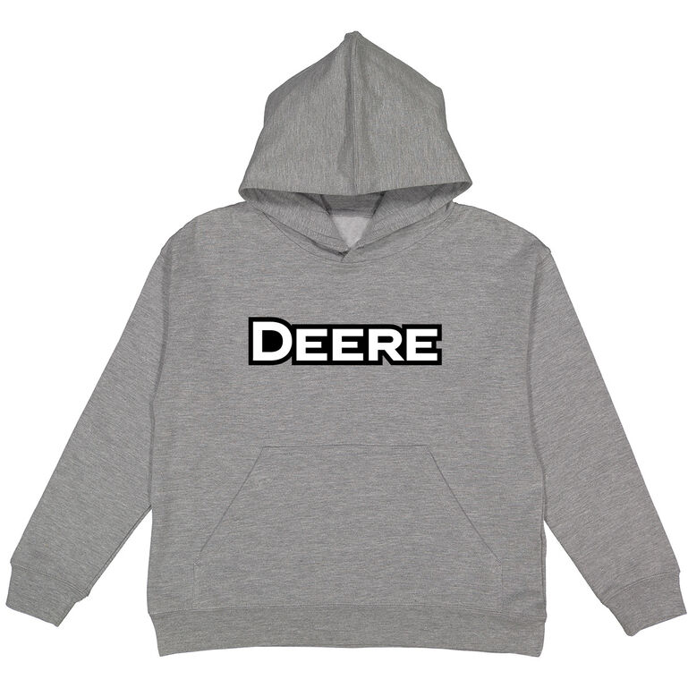 Boys Gray DEERE Hoodie, 