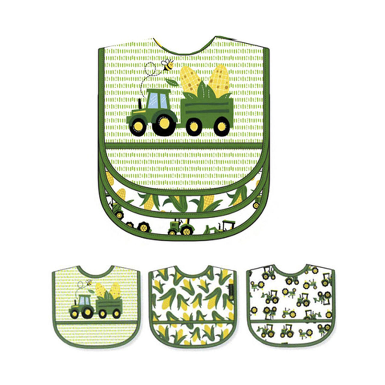 3 Pack Bibs - LP81444,  image number 0