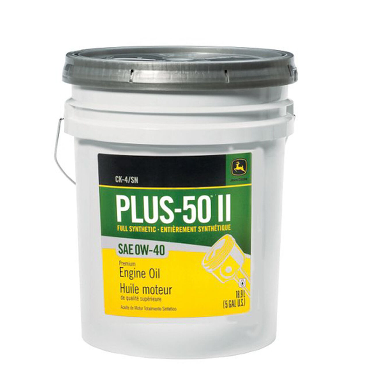 Plus-50 0W40 Synthetic Engine Oil, 5Gal, 18.9L - TY26667,  image number 0