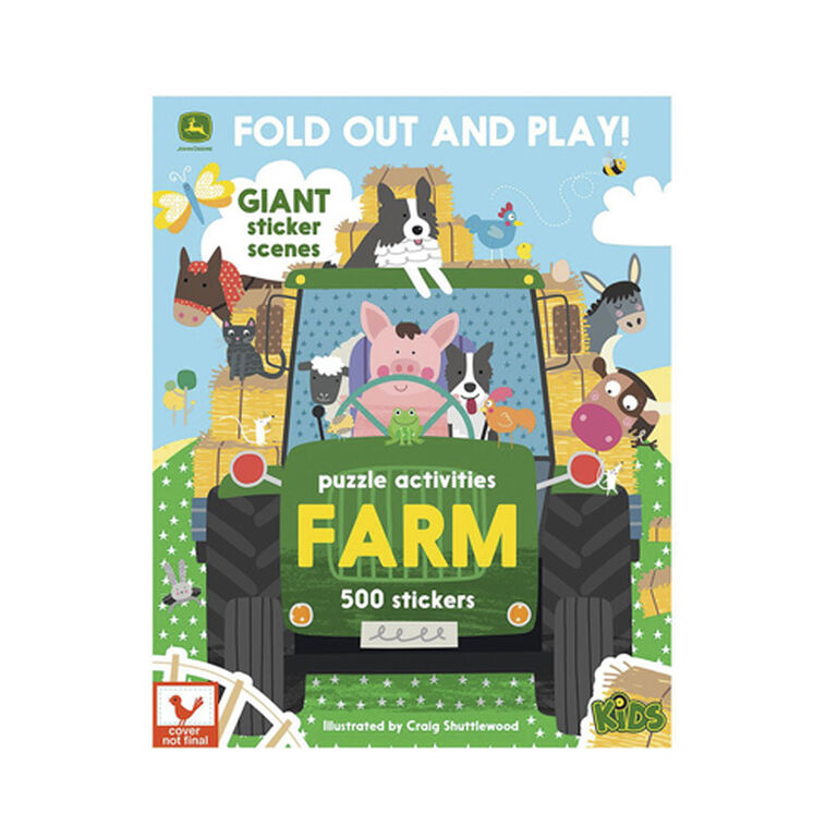 John Deere Farm Puzzle Activity Book LP77451, 