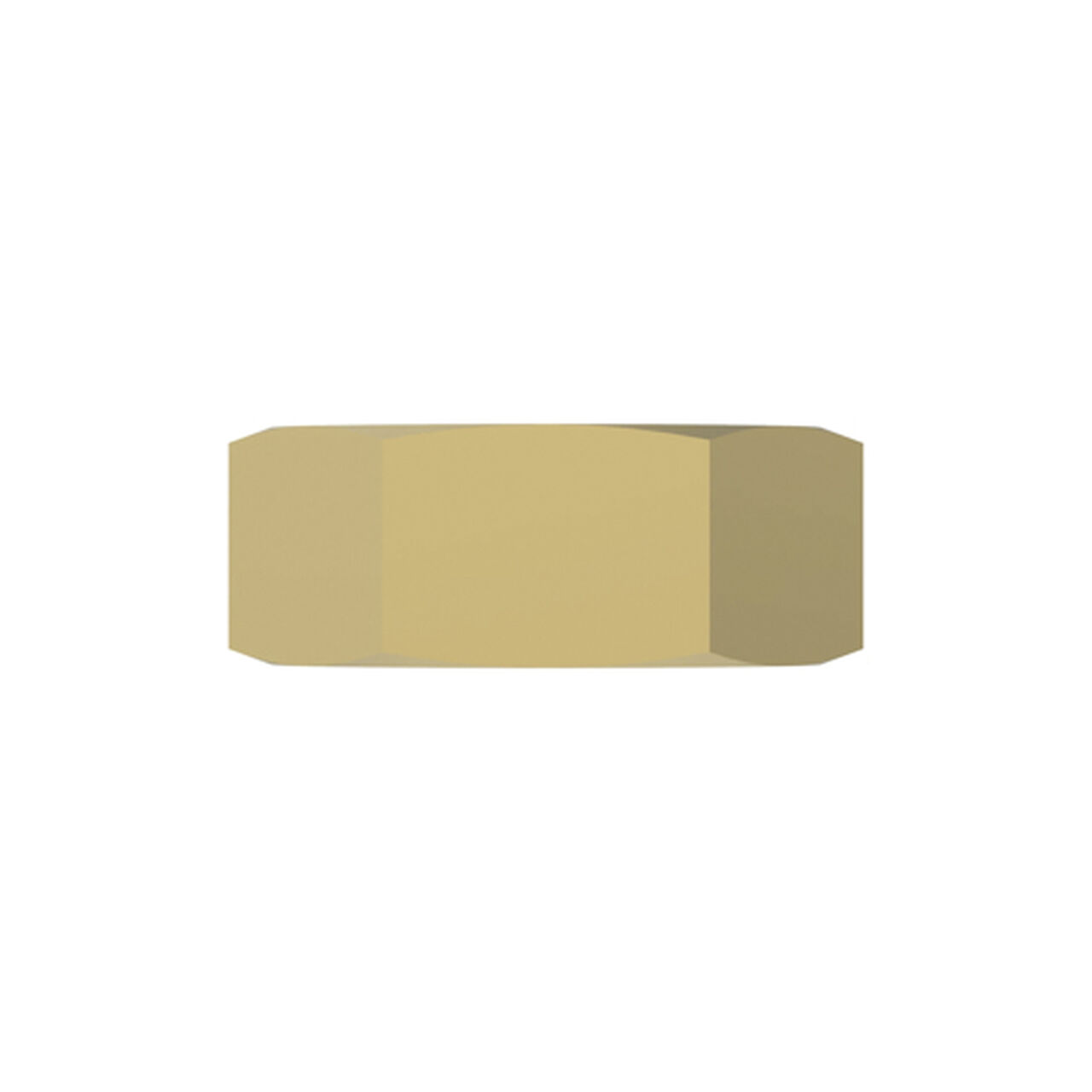 Hex Jam Nut 1/2in - 14H856,  image number 2