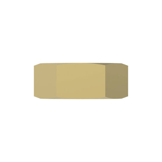 Hex Jam Nut 1/2in - 14H856,  image number 2