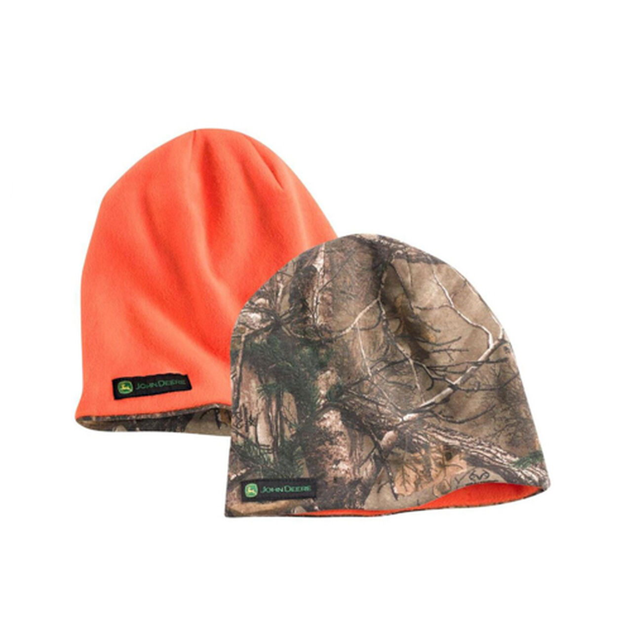 Reversible REALTREE Camo Blaze Orange Knit Beanie Stocking Hat - LP69127,  image number 0
