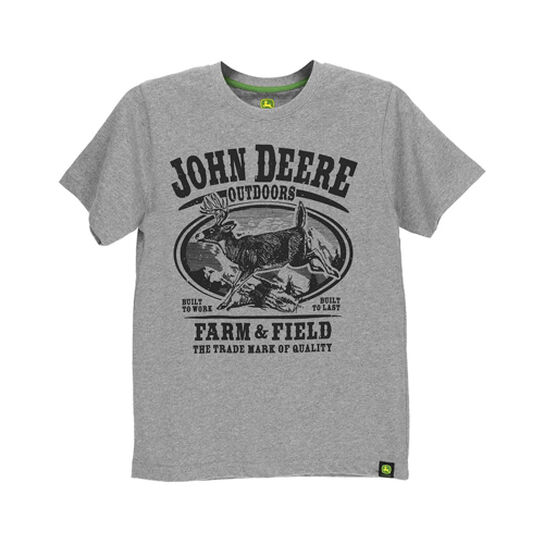 Gray Boys Farm & Field T-Shirt Sz 14/16 - LP7951114,  image number 0