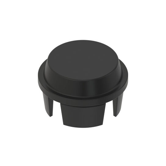 Gauge Wheel Dust Cap, Black - M145727,  image number 2