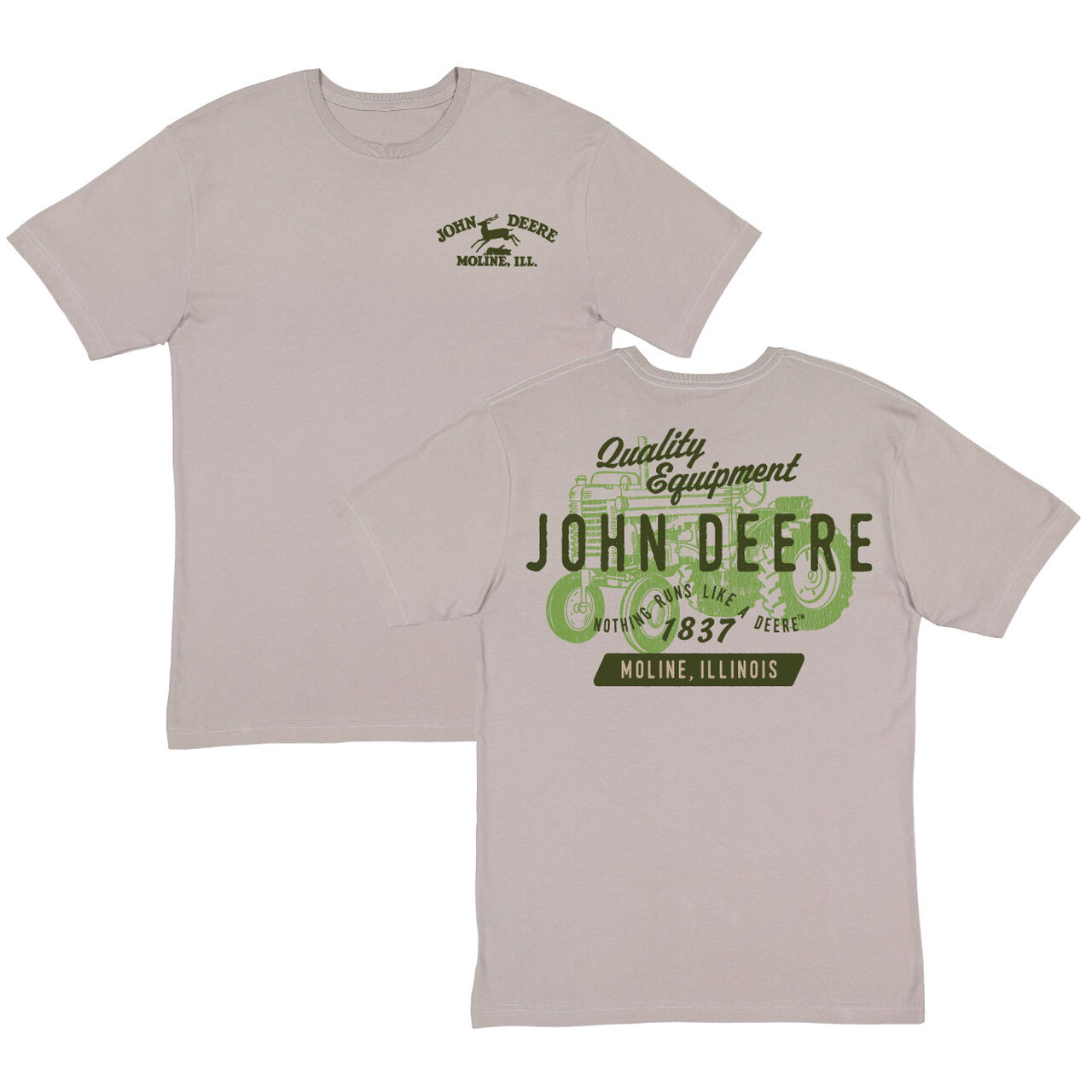 Mens Gray Vintage T-Shirt,  image number 0