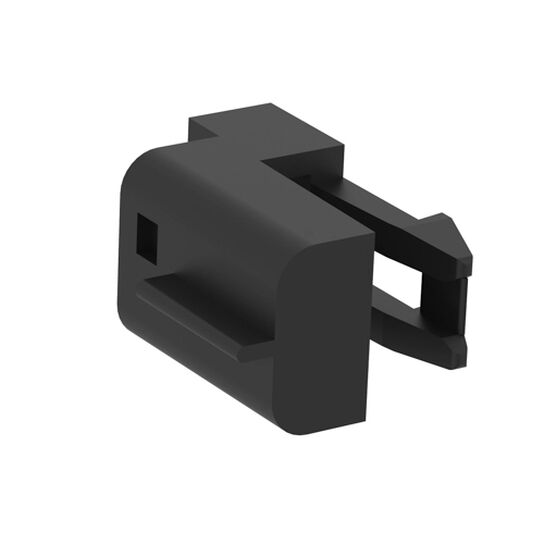 Black External Electrical Connector Housing, 3 Cavities - 57M8270,  image number 0