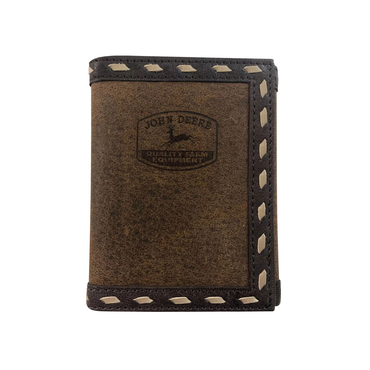 Genuine Leather Laced Trifold Wallet - LP83119,  image number 0