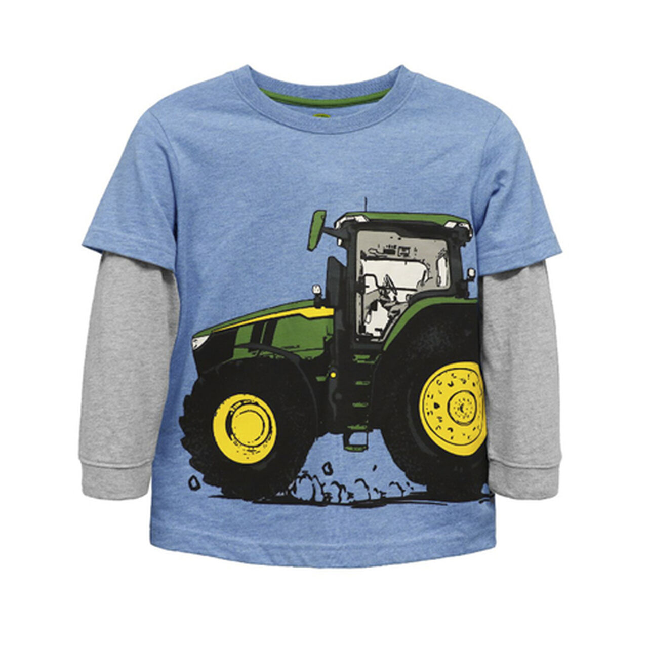 Blue Long Sleeve Tractor T-Shirt Sz 7 - LP816627,  image number 0