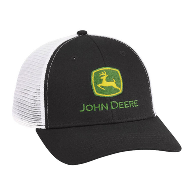 Black Twill White Mesh Hat - LP69107, 