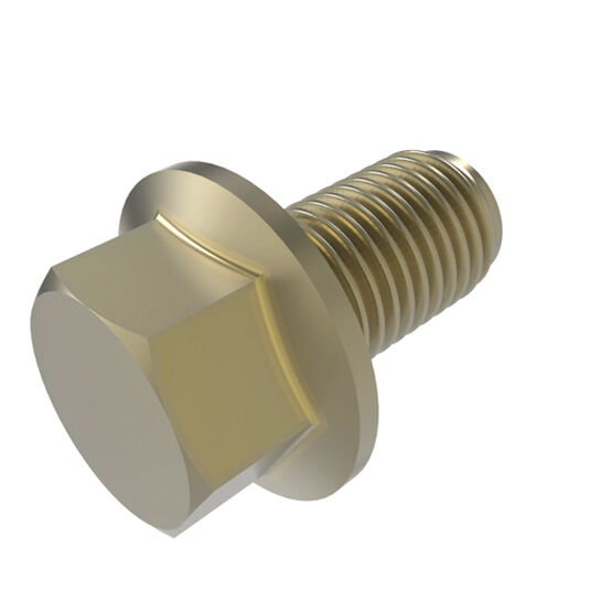 Hex Flange Bolt M10X25 - 19M7785,  image number 1