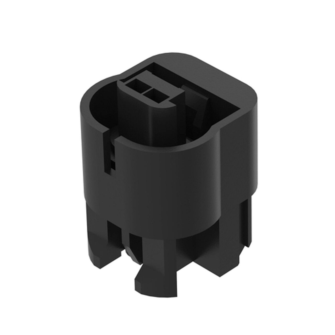 Black External Electrical Connector Housing, 2 Cavities - 57M8601,  image number 0