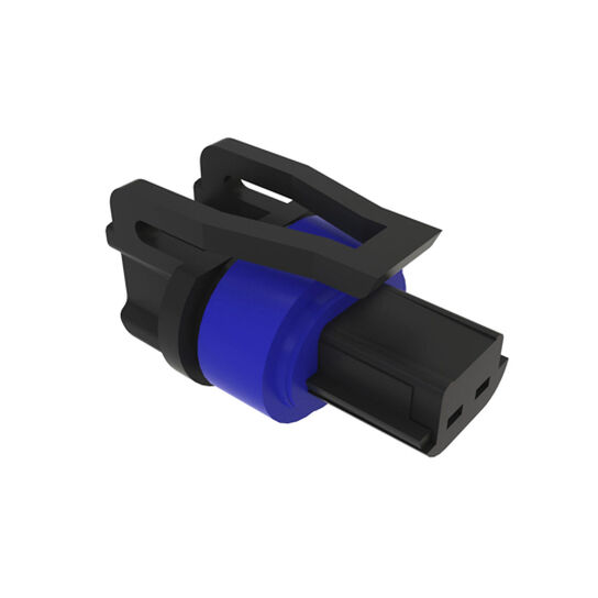 Black External Electrical Connector Housing, 2 Cavities - 57M8923,  image number 3