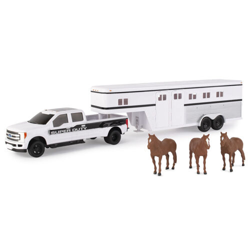 John deere toy truck horse trailer on sale
