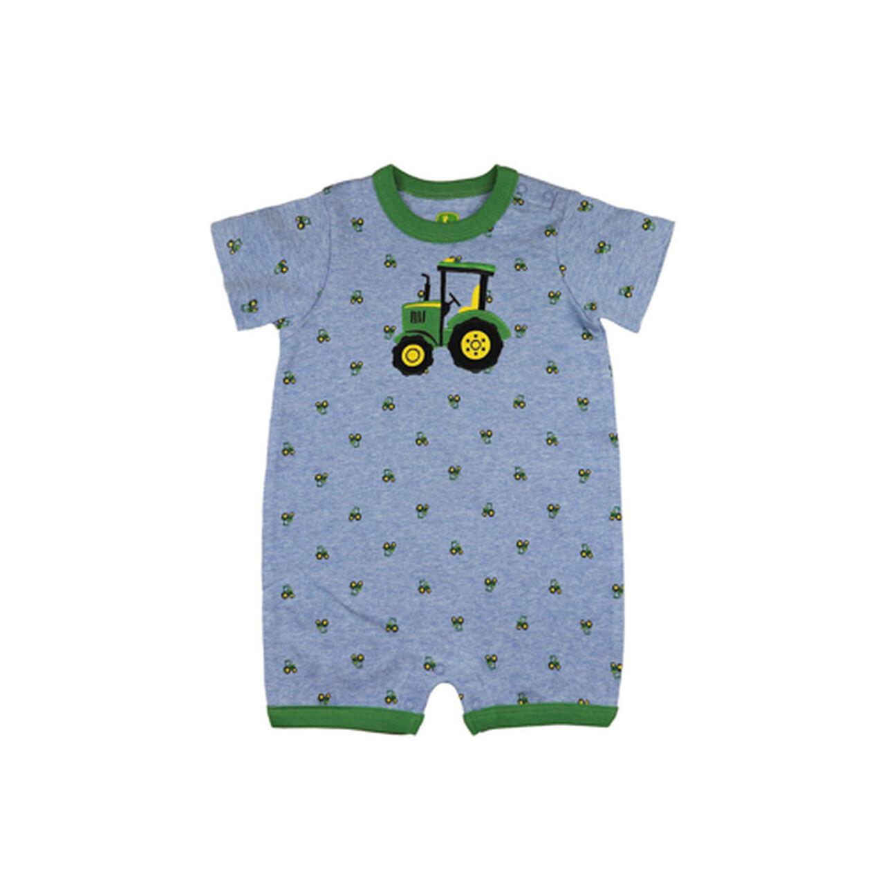 Blue Tractor Romper Sz 6/9M - LP794706,  image number 0
