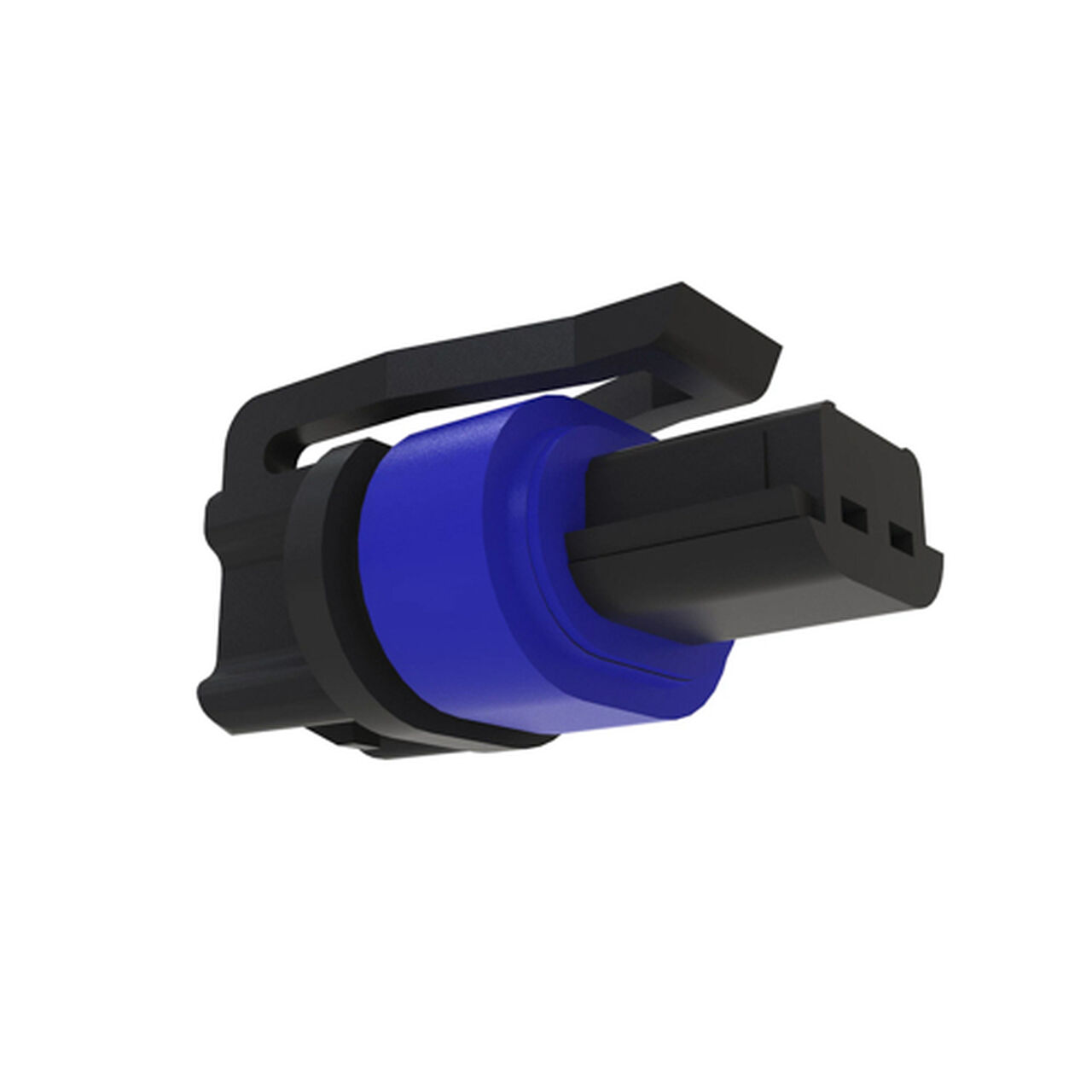 Black External Electrical Connector Housing, 2 Cavities - 57M8923,  image number 0