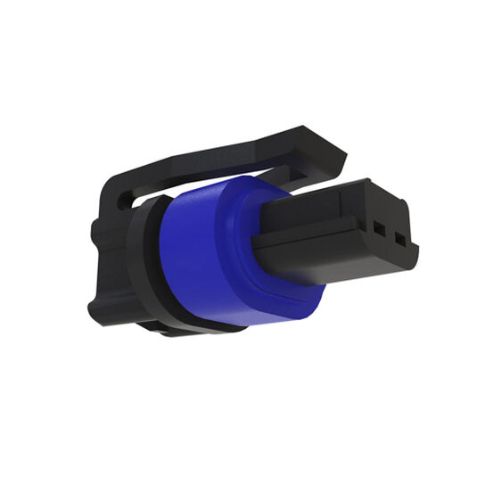 Black External Electrical Connector Housing, 2 Cavities - 57M8923,  image number 0