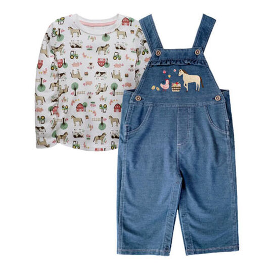 Girls T-Shirt Overall Set - LP81463,  image number 0