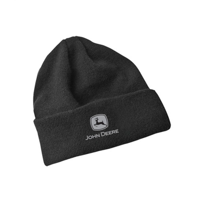 Black Stocking Cap Gray Logo - LP67292, 