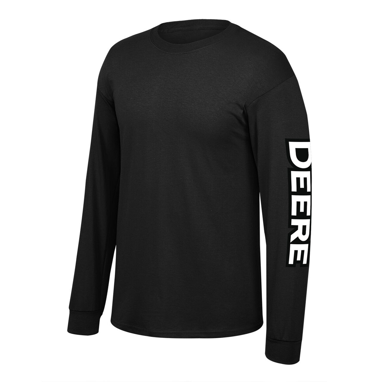 Heather Gray Long Sleeve DEERE Arm Logo,  image number 0