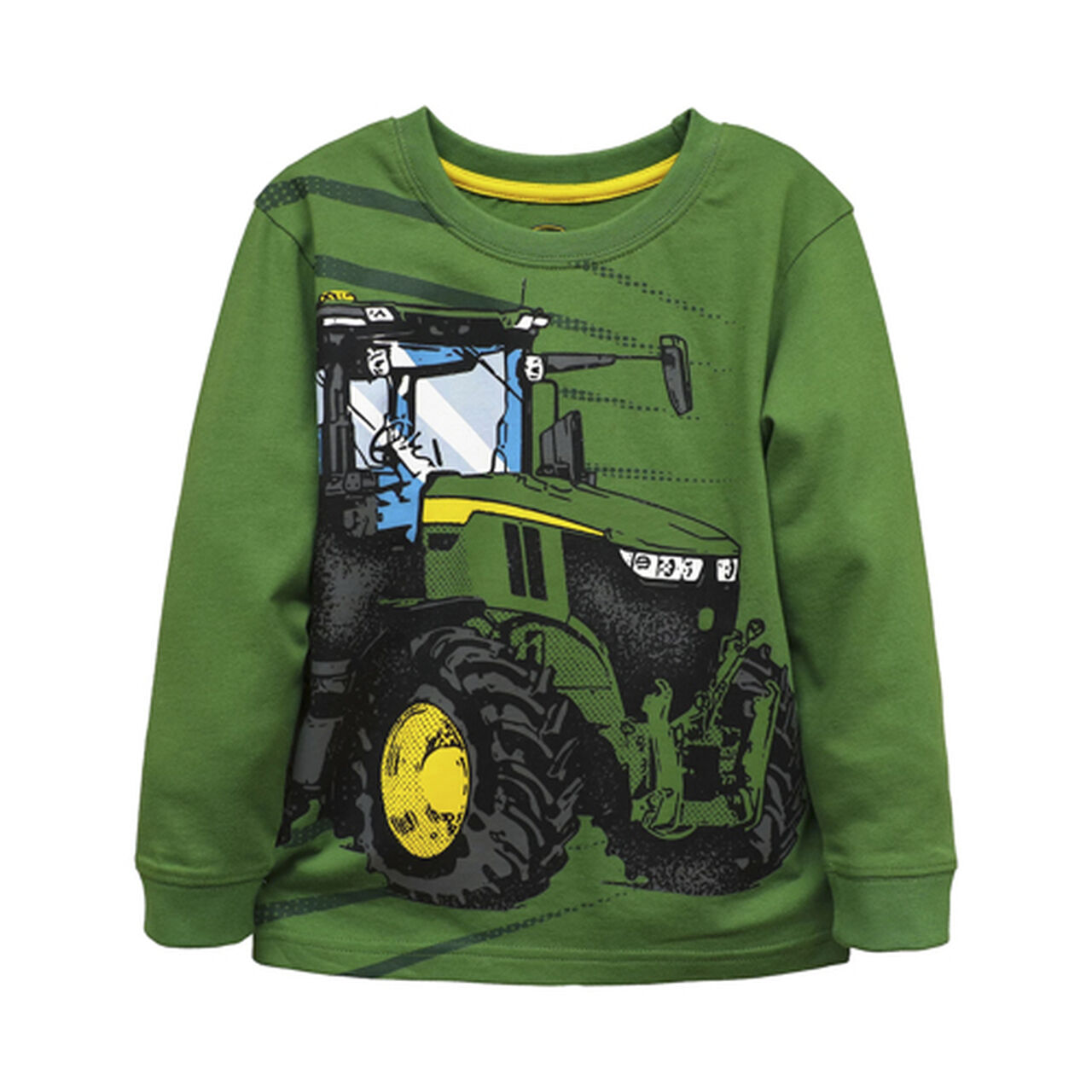 Green Large Tractor Long Sleeve T-Shirt - LP81633,  image number 1
