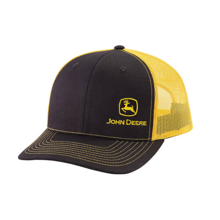 Black Yellow Mesh Richardson Cap - LP78728, 