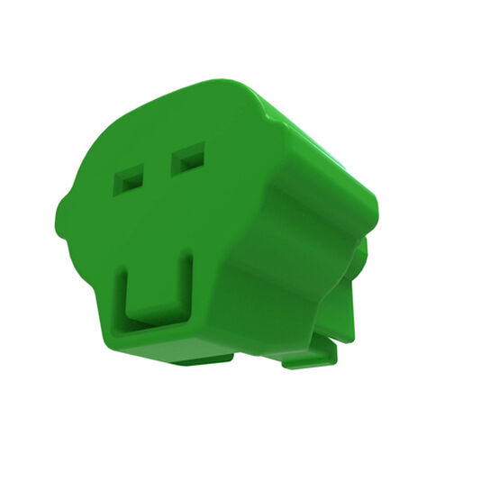 Yazaki Green Internal Electrical Connector Housing, 2 Cavities - 57M8418,  image number 0