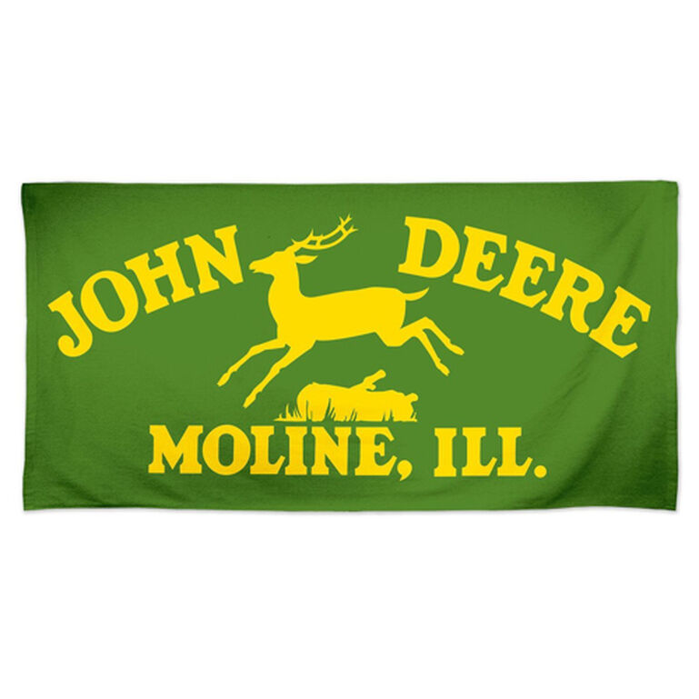 Green Moline Logo Beach Towel - LP79785, 