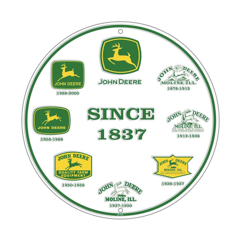 White Round Logo Sign - LP85807, 