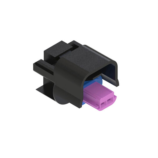 Black External Electrical Connector Housing, 2 Cavities - 57M8924,  image number 0