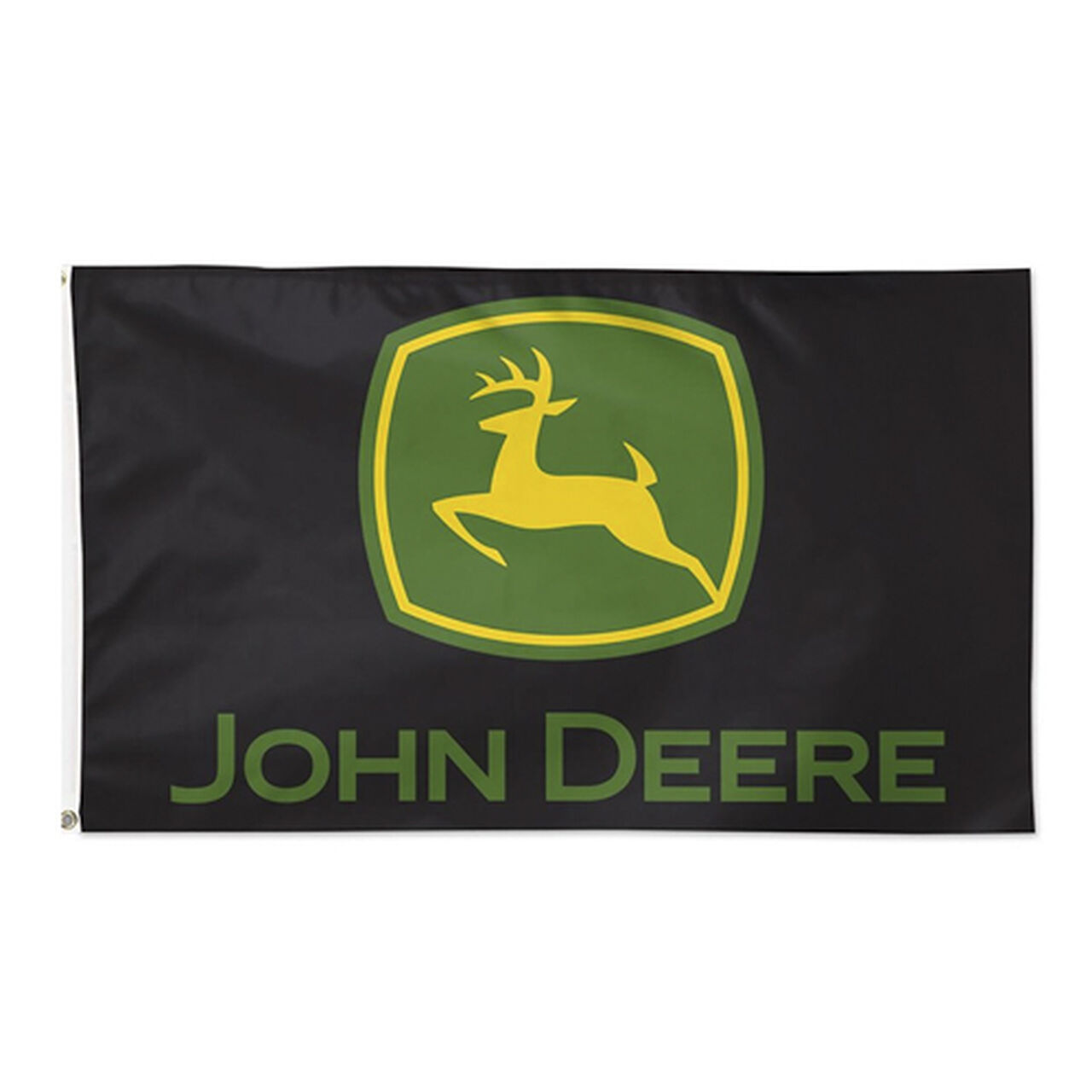 John Deere Black Logo DLX Flag - LP79686,  image number 0