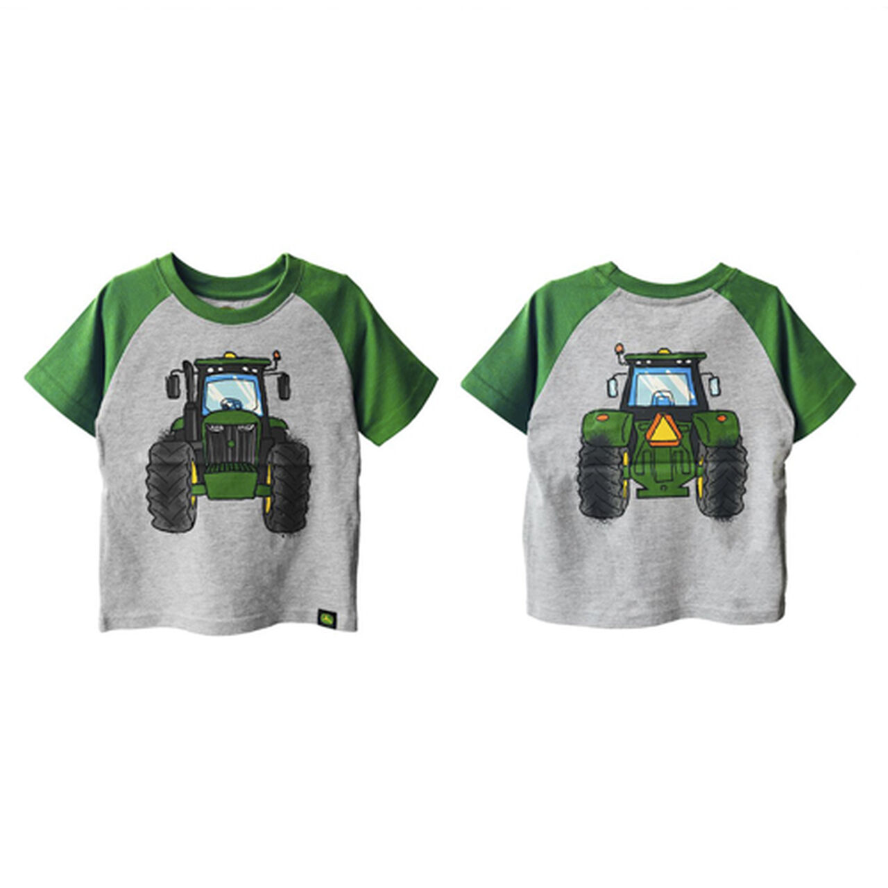 John Deere Gray Green Tractor Coming Going T-Shirt LP760063,  image number 0