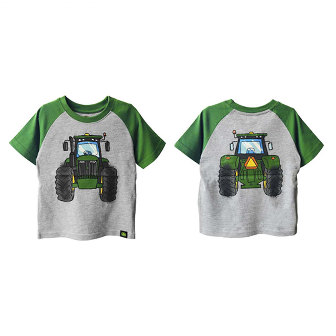 Gray Green Tractor Coming Going T-Shirt Sz 3T - LP760063,  image number 0