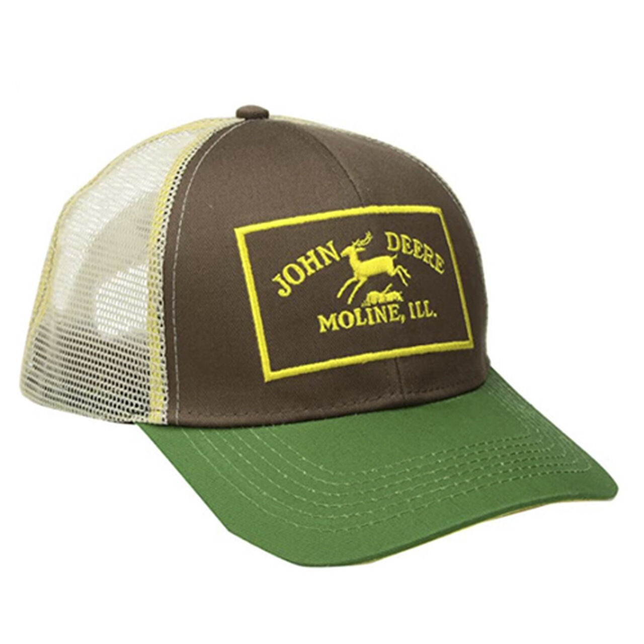 Brown and White Vintage Logo Hat - LP67040,  image number 0